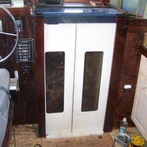 Starboard cabin doors