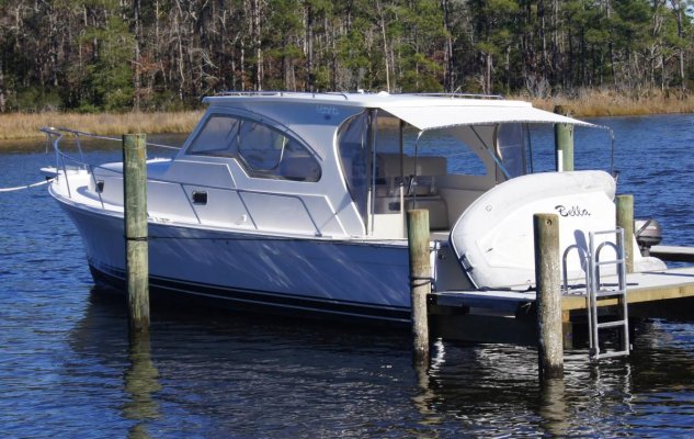 Bella at our dock.jpg