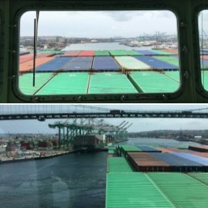 Chelsea Rose Arriving on a Container Ship in LA