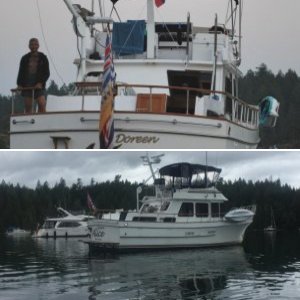 Our 38 OA cruising in BC waters