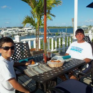 Lunch at The Bluff House.