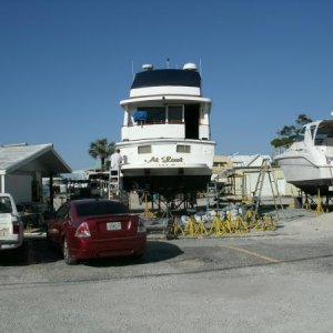 New swim and dinghy platform