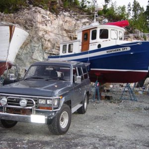 boat and rolling toolbox