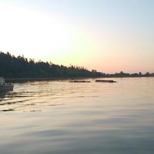 MV Silver Bullet pulling the product to deep water after I recovered from the flats.