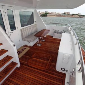 Bering 65   Serge   Steel expedition yacht - Cockpit