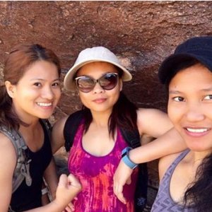 Ailyn hiking with the girls 2016