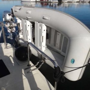 Seawise davits on the stern