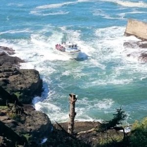 rocks at depoe bay