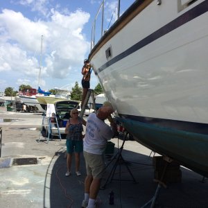 Some great help on buffing the hull