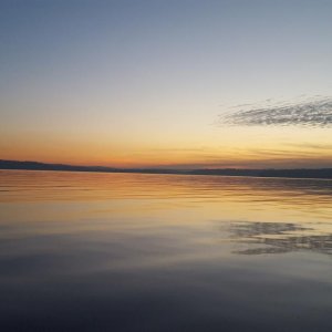 Puget sound was like glass at times