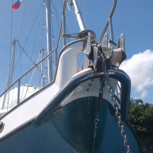 New bowsprit