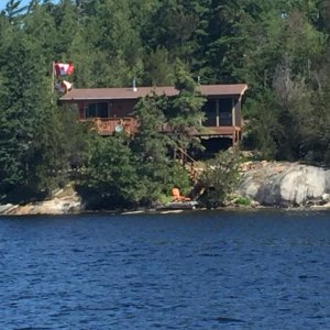 Lots of homes along the way.  Many only accessbile by boat.