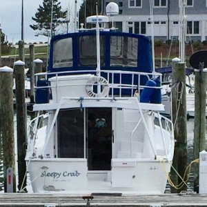 At home port, Slip C-17 at Shennecossett  Yacht Club