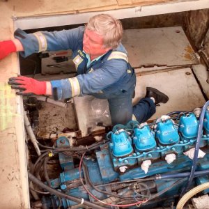 preparing to install the tanks