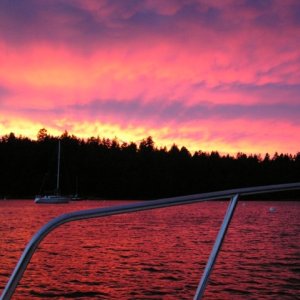 Off Newcastle Island, B.C.