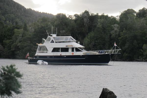 At Anchor in the World Heritage National Park Gordon River Tasmania