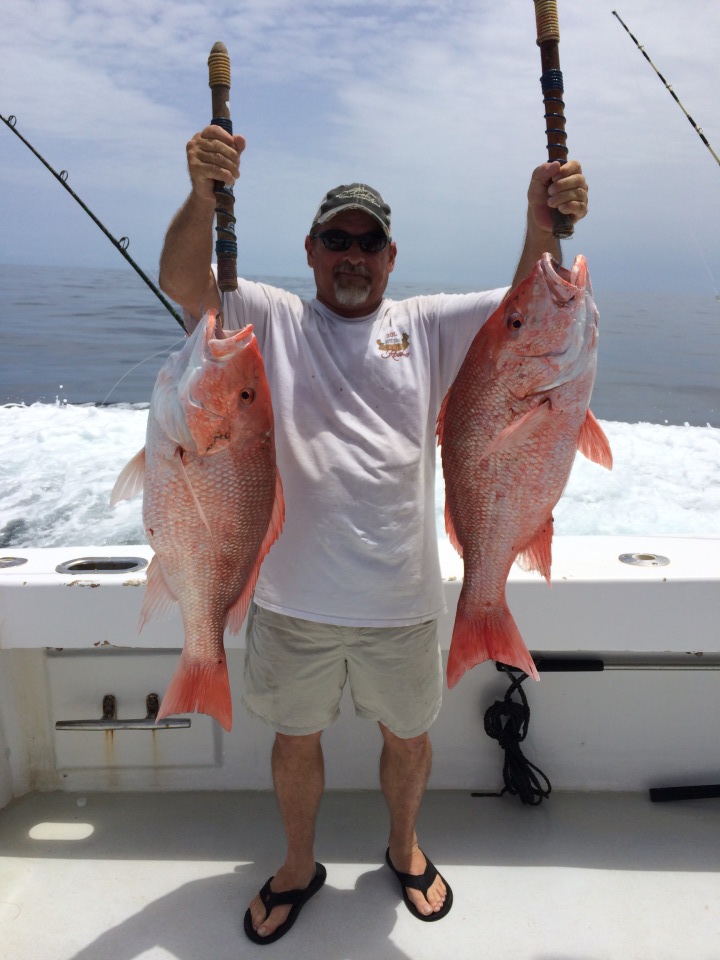 Red Snappers caught aboard SS Enterprise, Destin, FL. Capt. Kirk ~ my brother.