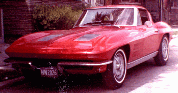 Shiny Red Toy. Split window Sting Ray
Only $5600 back in December 1962.
Same car today ~ $50,000