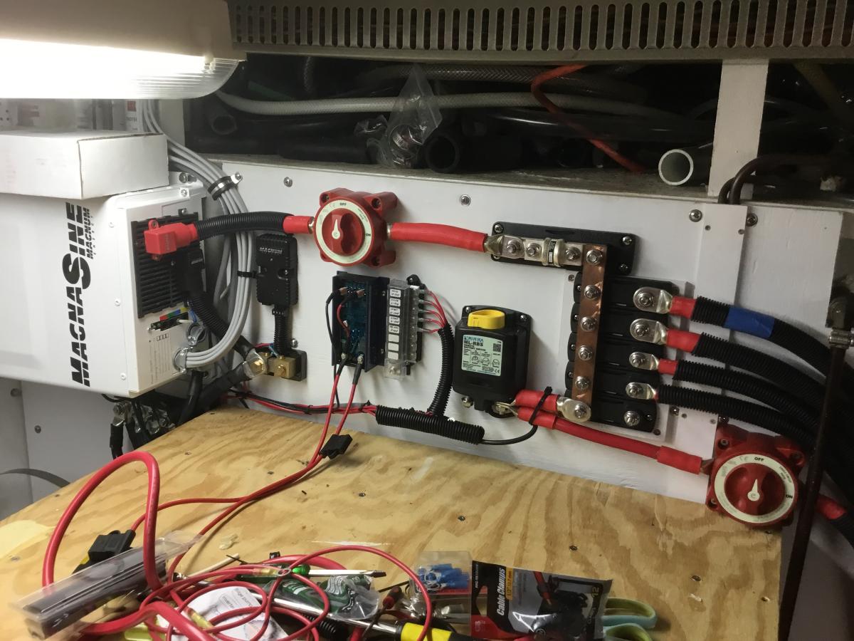 Some electrical upgrades.