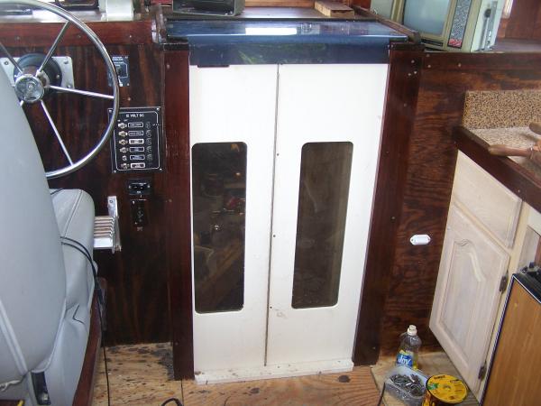 Starboard cabin doors