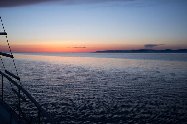 Sunset Strait of San Juan de Fuca
