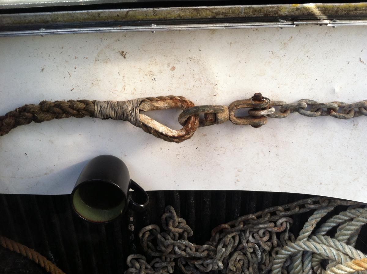 Chain and rope splice