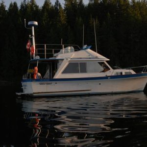 At Anchor in Squirrel Cove
