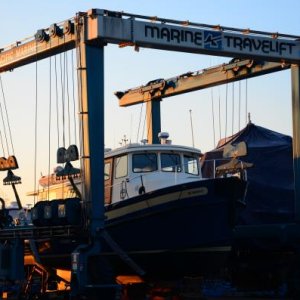 Blue Sky in the slings for an early morning launch