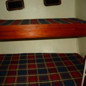 Guest Stateroom, before the new matresses