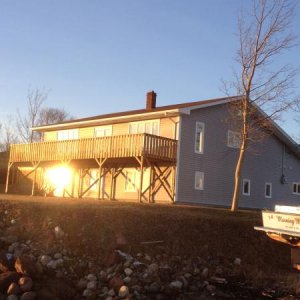 Picture of house from the water