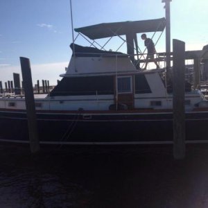 At her home in Biloxi