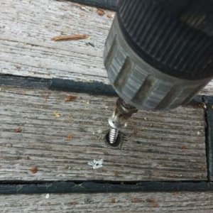 drill makes fast work of screws