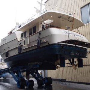 Eagle 53 haulout stern view