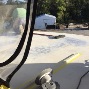 Sun deck cover repair