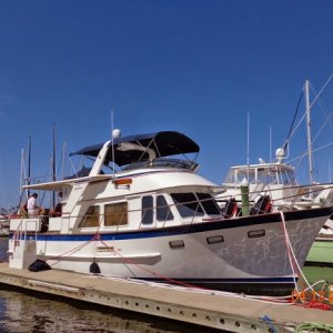 Stella Maris docked in Daytona.