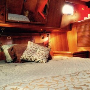 Cozy aft cabin
