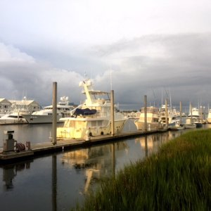 Sunrise on Bridge Tender dock