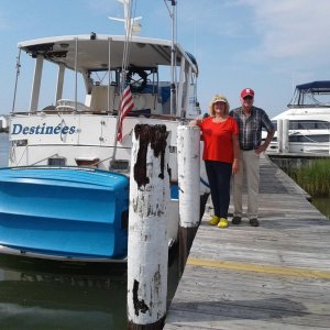 2018 Jul28 Sandra & Nelson at Tangier Island