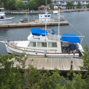 IMG 7081 Tied up in Little Tub Harbor, Tobermory, ON