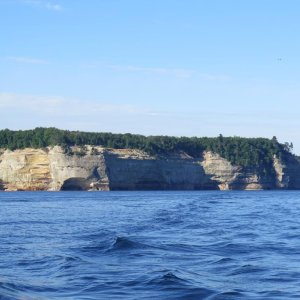 Pictured Rocks, East of Munising, MI