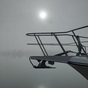 Anchor in fog