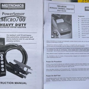 Midtronics international version 12/24 volt battery and charging system analyzer
