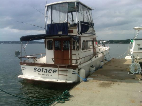 At the dock.  Great Bay Marine, Newington, NH