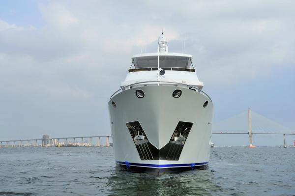 Bering 65   launch   seatrial   May 2015