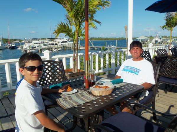 Lunch at The Bluff House.