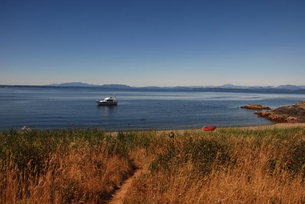 Northwest Bay on Mitlenatch Island
